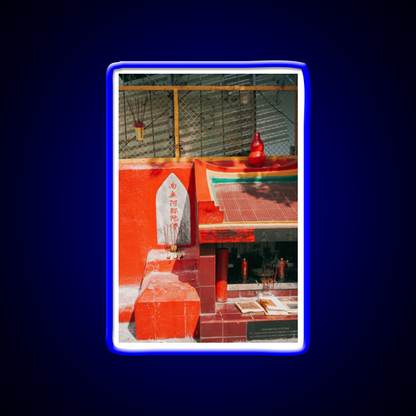 Chinese Street Temple Shrine Candles Asian Cultural Led Neon Sign Rgb Color - LED neon sign view 5
