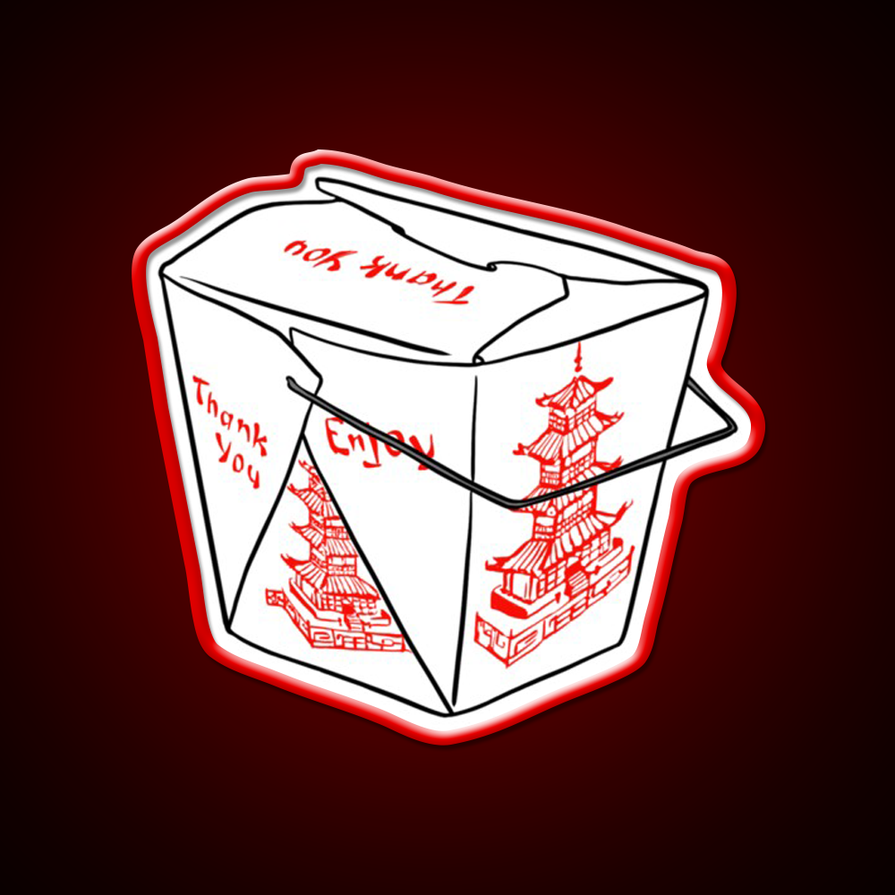 Chinese Take Out Led Neon Sign Chinese Food Rgb Color