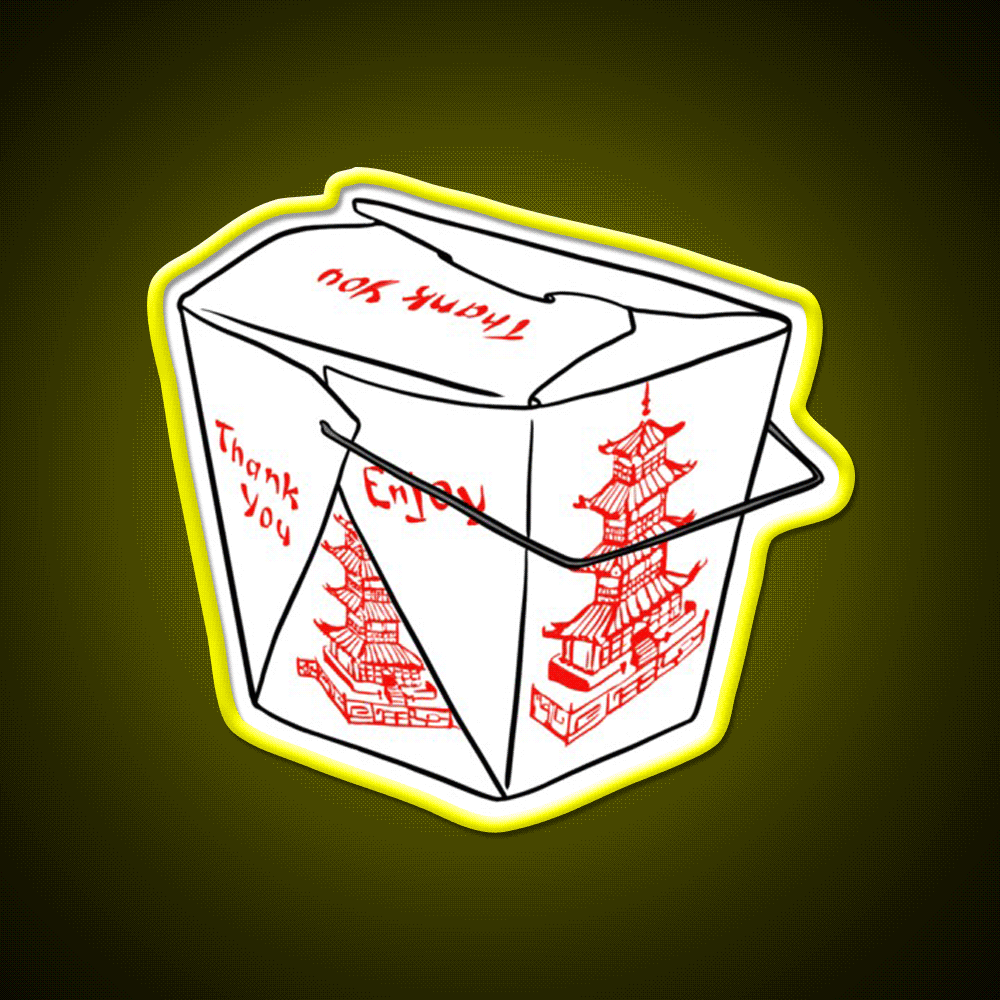 Chinese Take Out Led Neon Sign Chinese Food Rgb Color