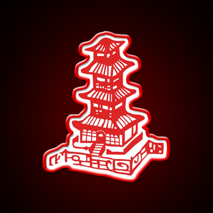 Chinese Takeout Box Led Neon Sign Chinese Food Rgb Color