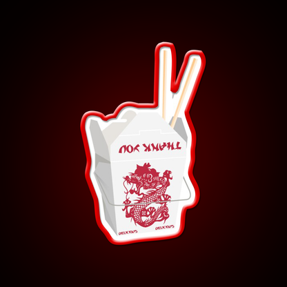 Chinese Takeout Led Neon Sign Chinese Food Rgb Color