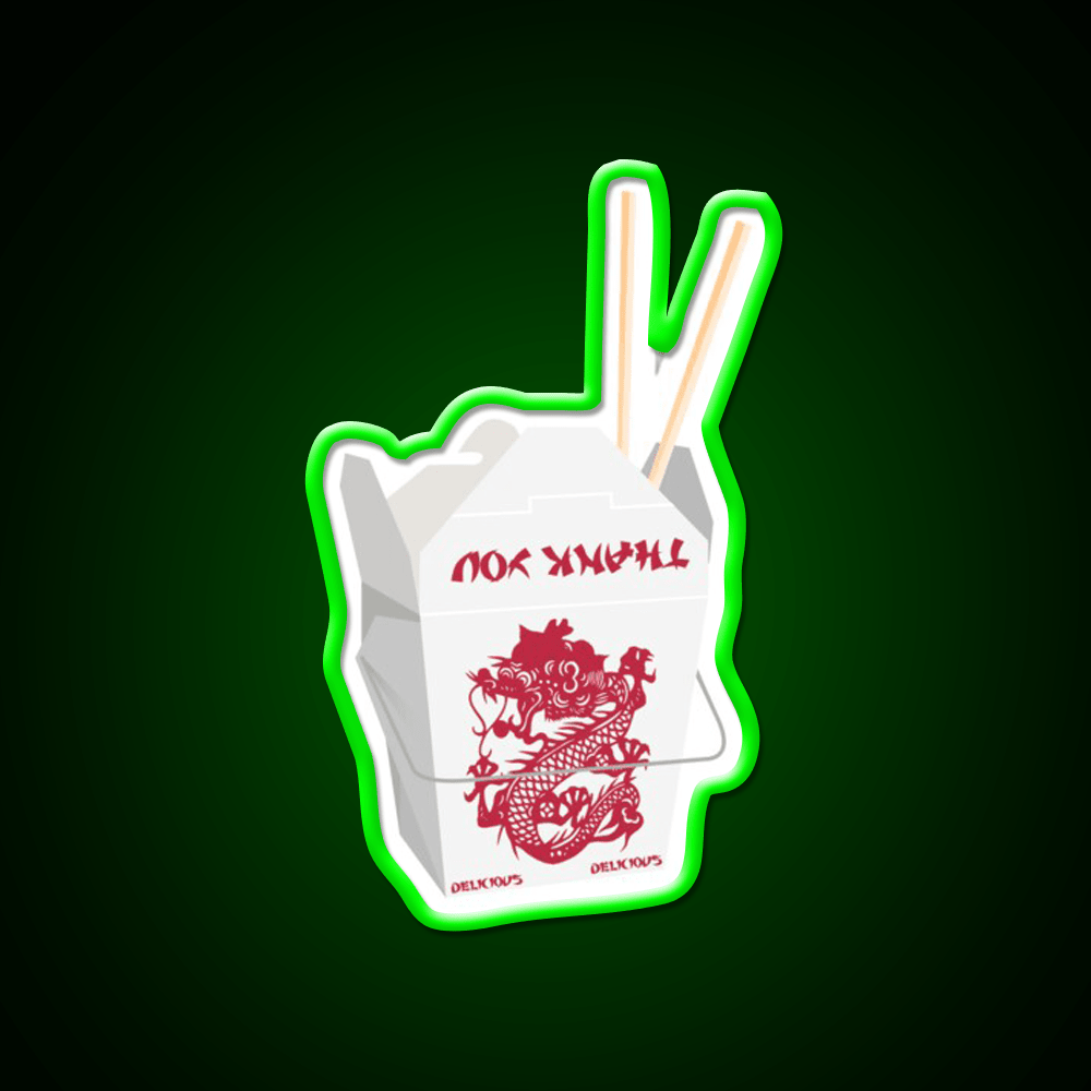 Chinese Takeout Led Neon Sign Chinese Food Rgb Color - Shineneon