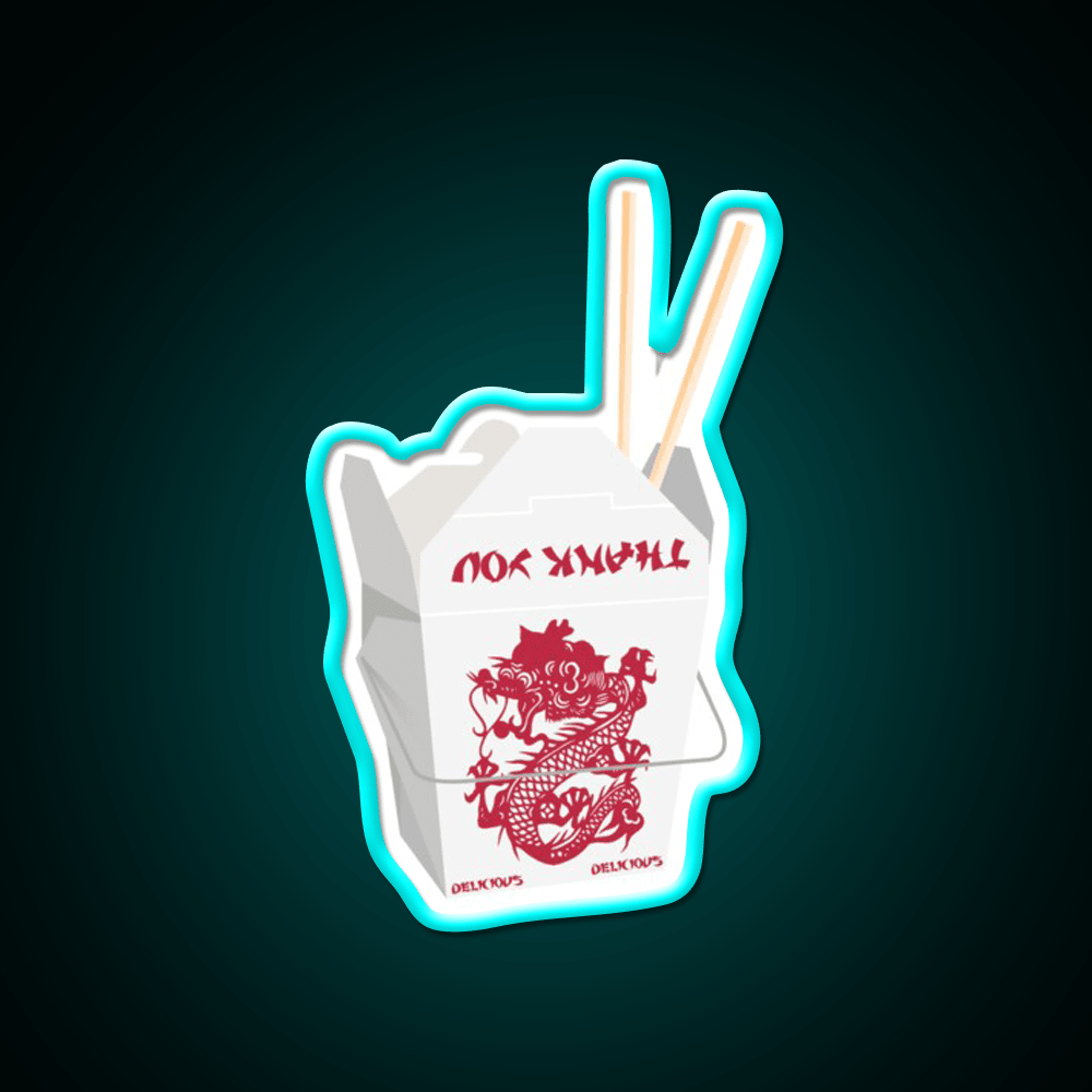 Chinese Takeout Led Neon Sign Chinese Food Rgb Color - Shineneon