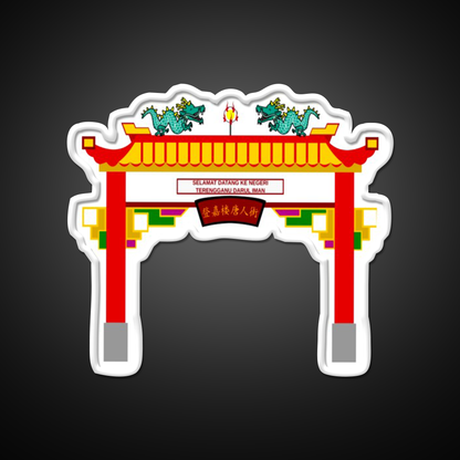 Chinese Temple Door Asian Cultural Led Neon Sign Rgb Color - LED neon sign view 11