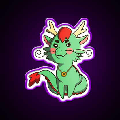 Chinese Zodiac Dragon Asian Cultural Led Neon Sign Rgb Color - Shineneon