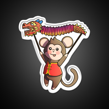 Chinese Zodiac Monkey Asian Cultural Led Neon Sign Rgb Color - LED neon sign view 11