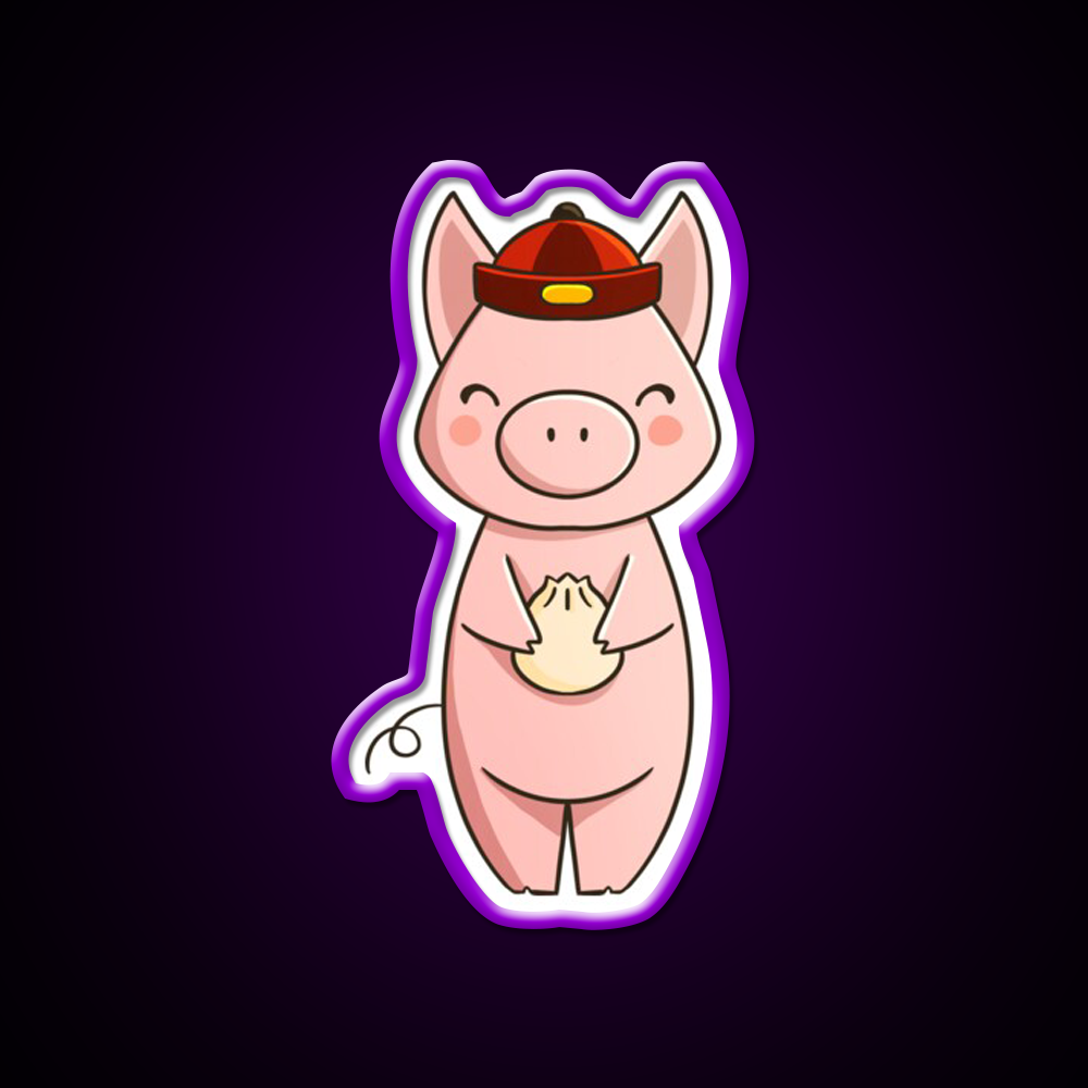 Chinese Zodiac Pig Asian Cultural Led Neon Sign Rgb Color - LED neon sign view 9