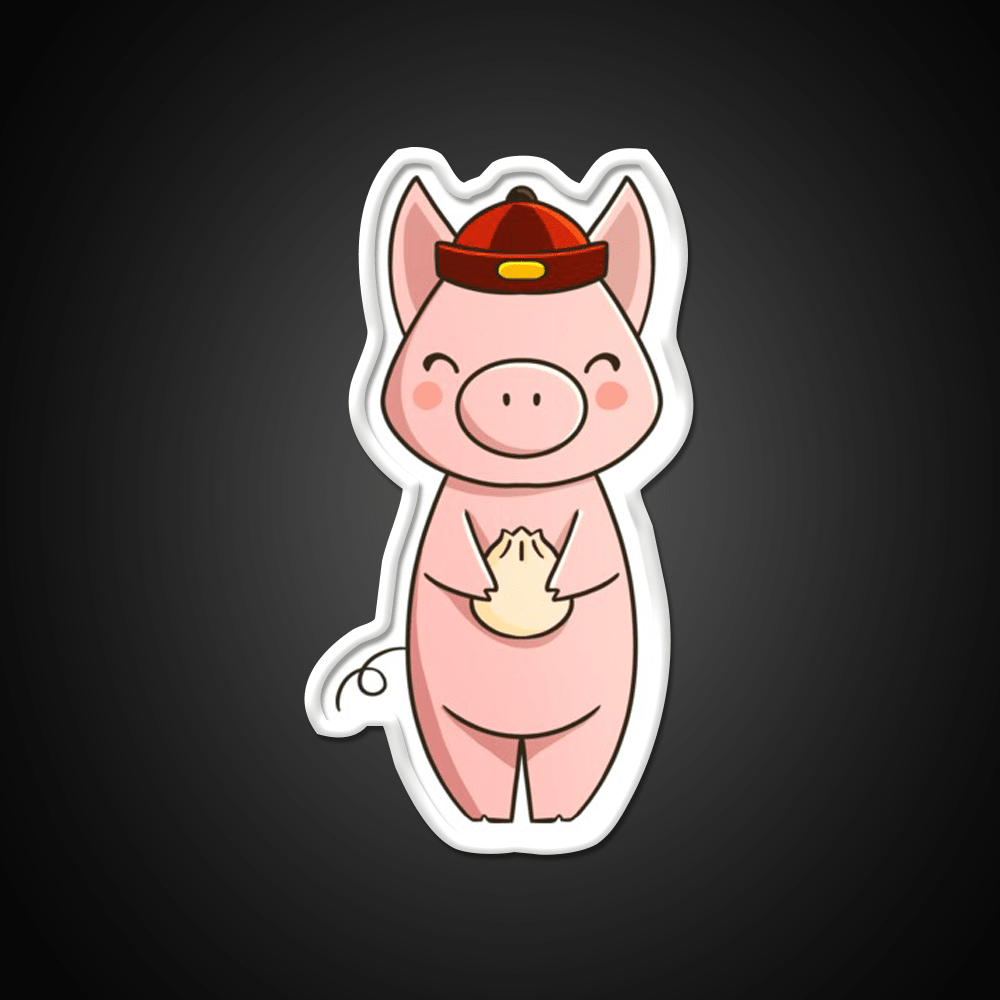 Chinese Zodiac Pig Asian Cultural Led Neon Sign Rgb Color - Shineneon