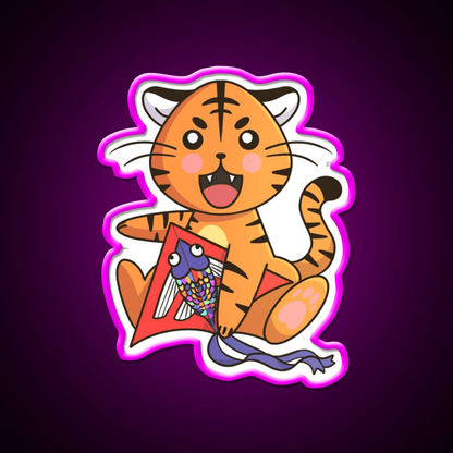 Chinese Zodiac Tiger Asian Cultural Led Neon Sign Rgb Color - Shineneon
