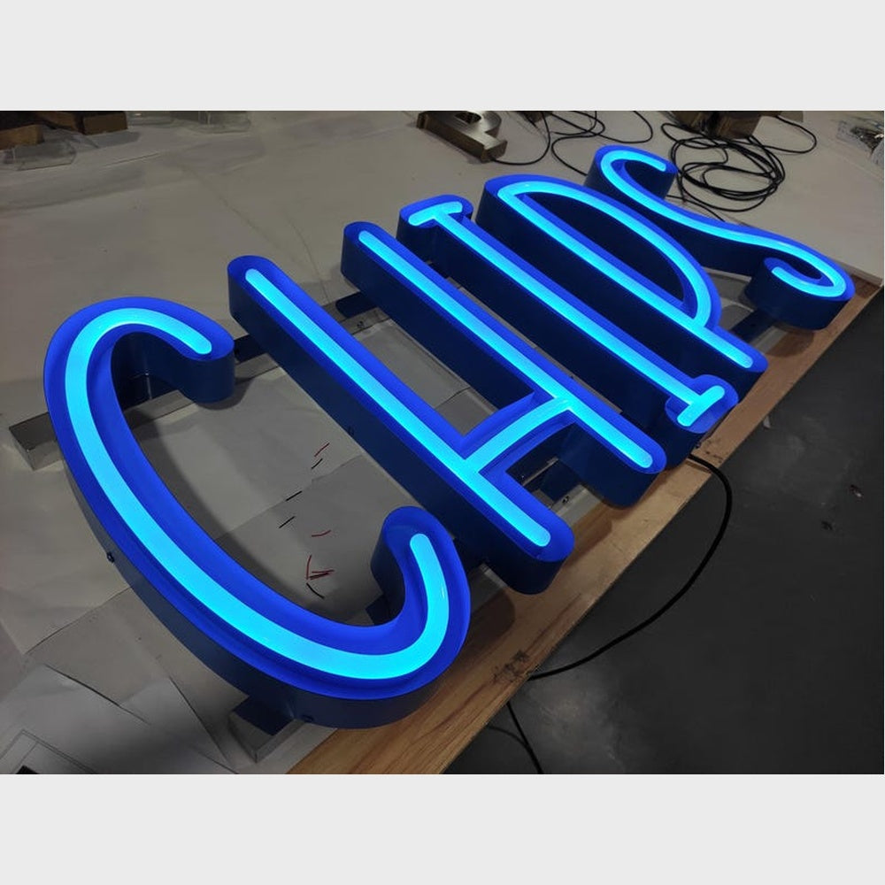 Chips 3D Frontlit Channel Letters Led Light Sign
