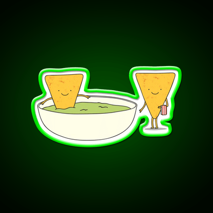 Chips And Dip Snack Food Led Neon Sign Rgb Color - Shineneon