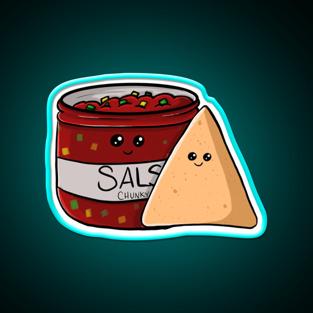 Chips And Salsa Snack Food Led Neon Sign Rgb Color - Shineneon