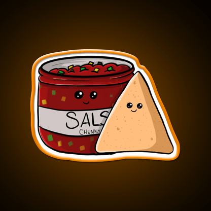 Chips And Salsa Snack Food Led Neon Sign Rgb Color - Shineneon