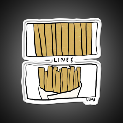 Chips For Lines Fast Food Led Neon Sign For Burger Place Rgb Color