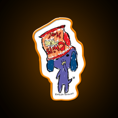 Chips Puppy Snack Food Led Neon Sign Rgb Color - Shineneon
