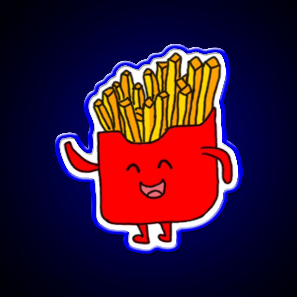 Chips Snack Food Led Neon Sign Rgb Color - Shineneon