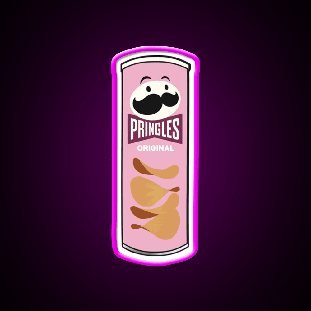 Chips Snack Pringles Snack Food Led Neon Sign Rgb Color - Shineneon