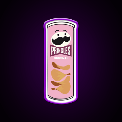 Chips Snack Pringles Snack Food Led Neon Sign Rgb Color - Shineneon