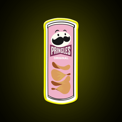 Chips Snack Pringles Snack Food Led Neon Sign Rgb Color - Shineneon