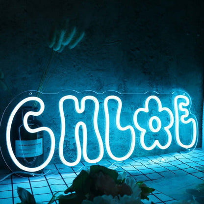 Chloe Blue Name Led Neon Sign - Shineneon
