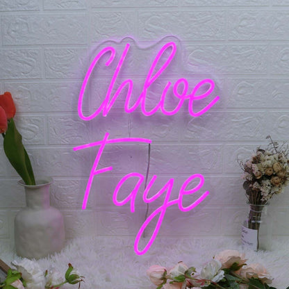 Chloe Faye Name Led Neon Sign - Shineneon