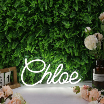 Chloe White Led Neon Sign - Shineneon
