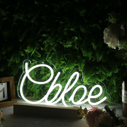 Chloe White Led Neon Sign - Shineneon