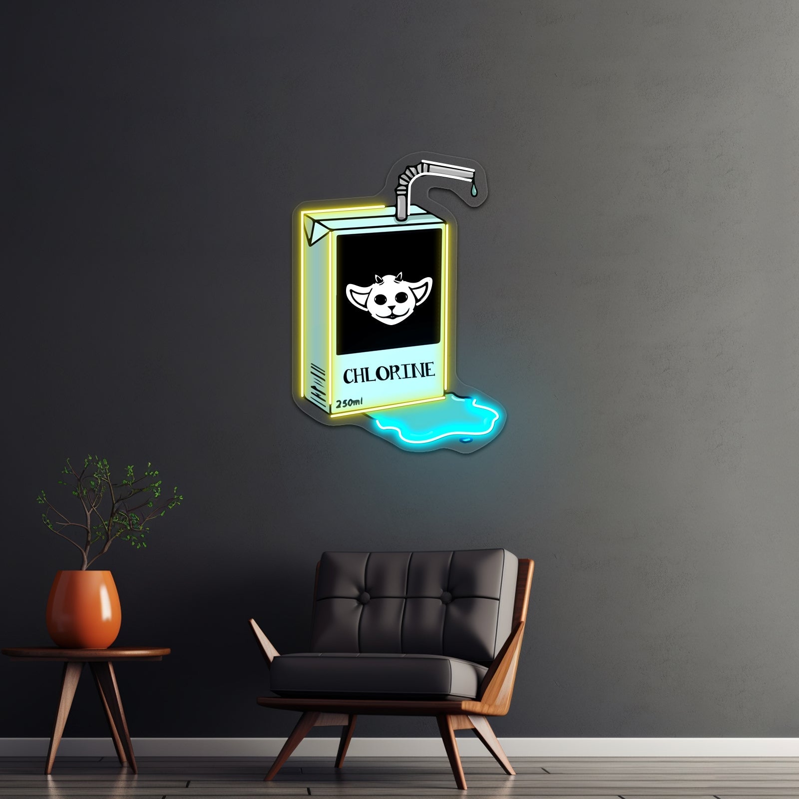 Chlorine Artwork Business Neon Sign - Shineneon