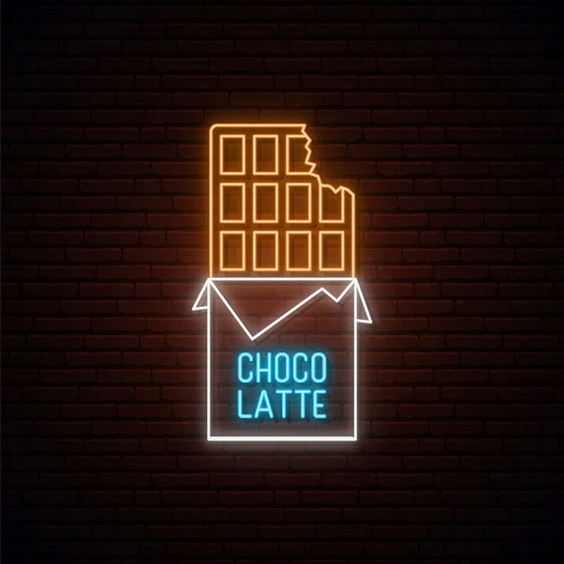 Choco Latte Led Sign Business Neon Sign