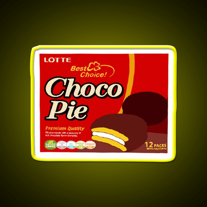 Choco Pie Snack Food Led Neon Sign Rgb Color - Shineneon