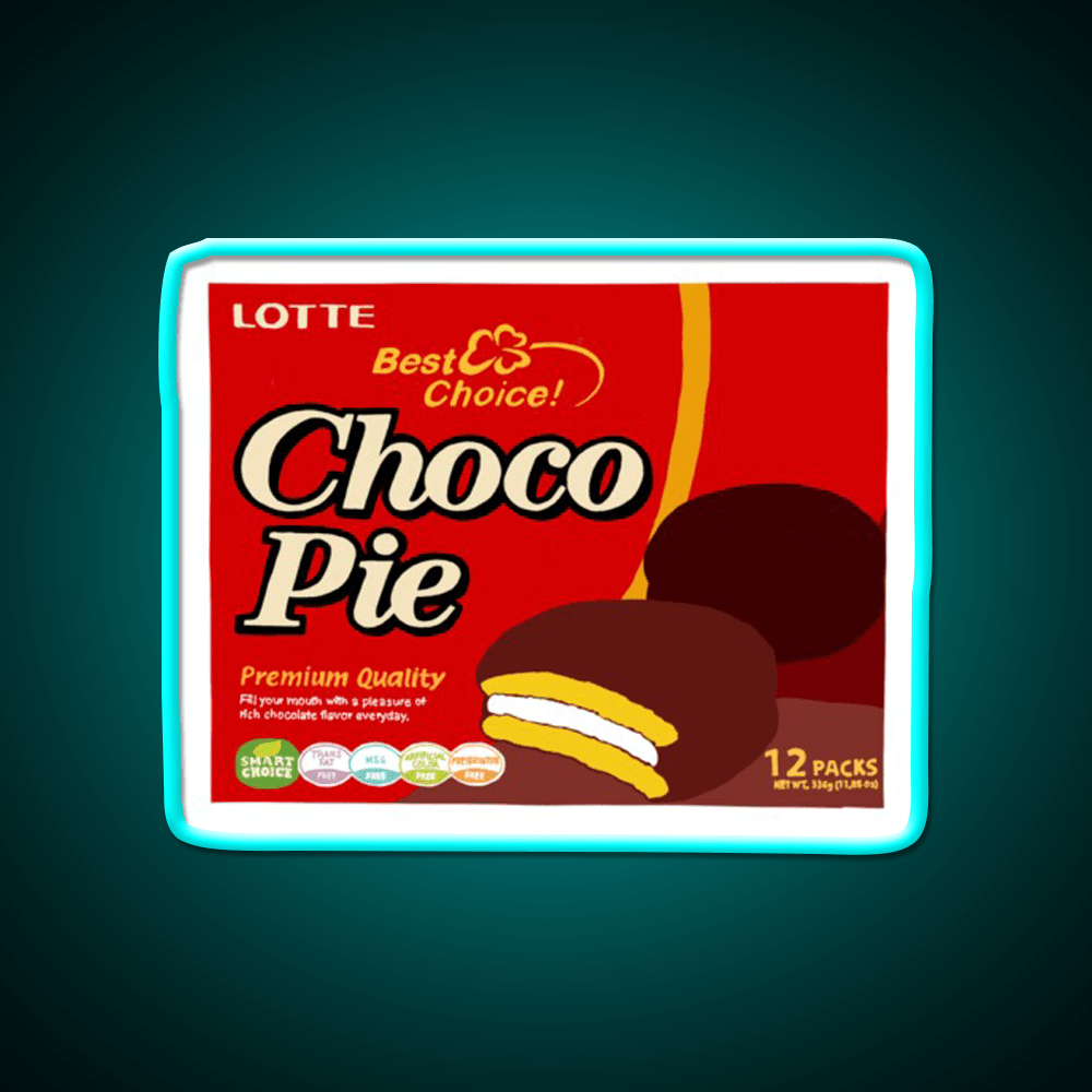 Choco Pie Snack Food Led Neon Sign Rgb Color - Shineneon