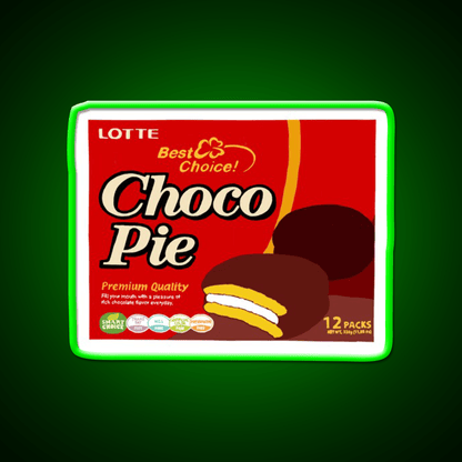 Choco Pie Snack Food Led Neon Sign Rgb Color - Shineneon
