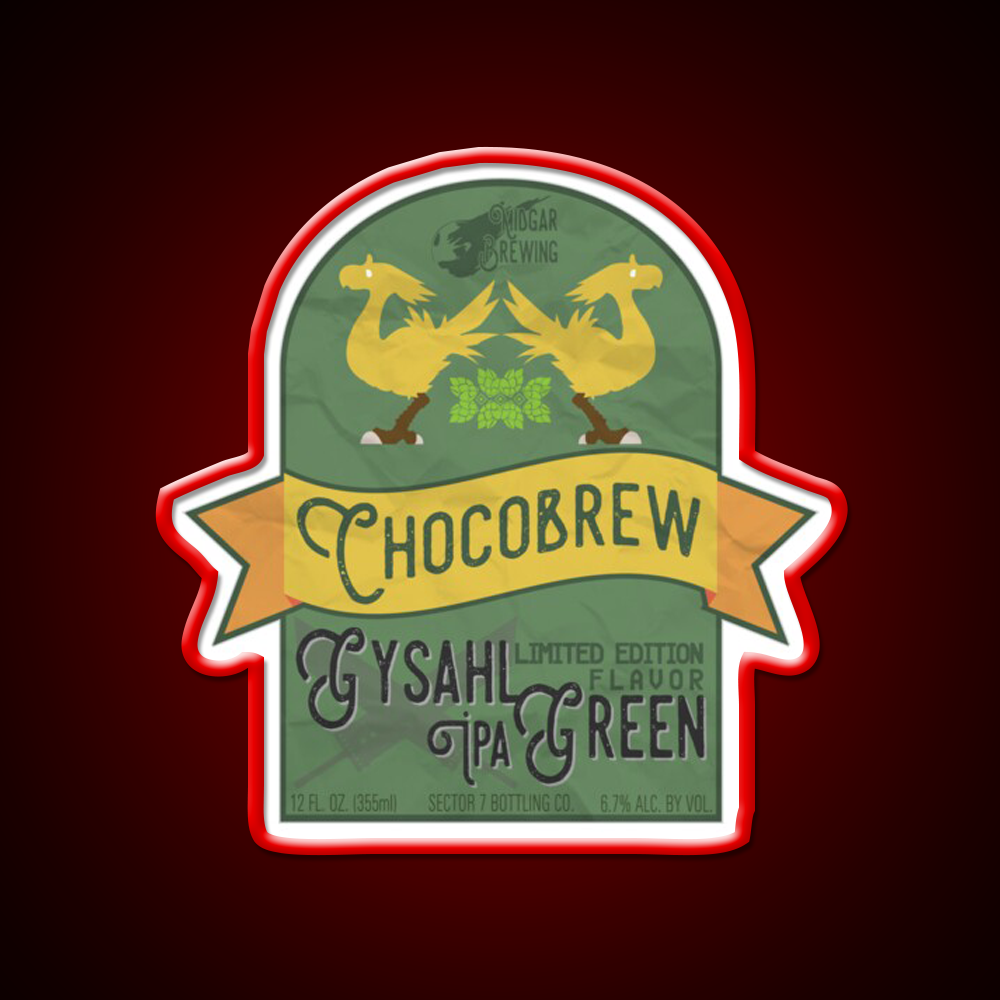 Chocobrew Gysahl Green Ipa Beer Bar Decor Led Neon Sign Rgb Color - LED neon sign view 10