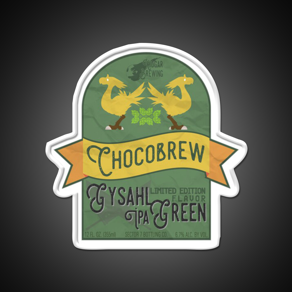 Chocobrew Gysahl Green Ipa Beer Bar Decor Led Neon Sign Rgb Color - LED neon sign view 11