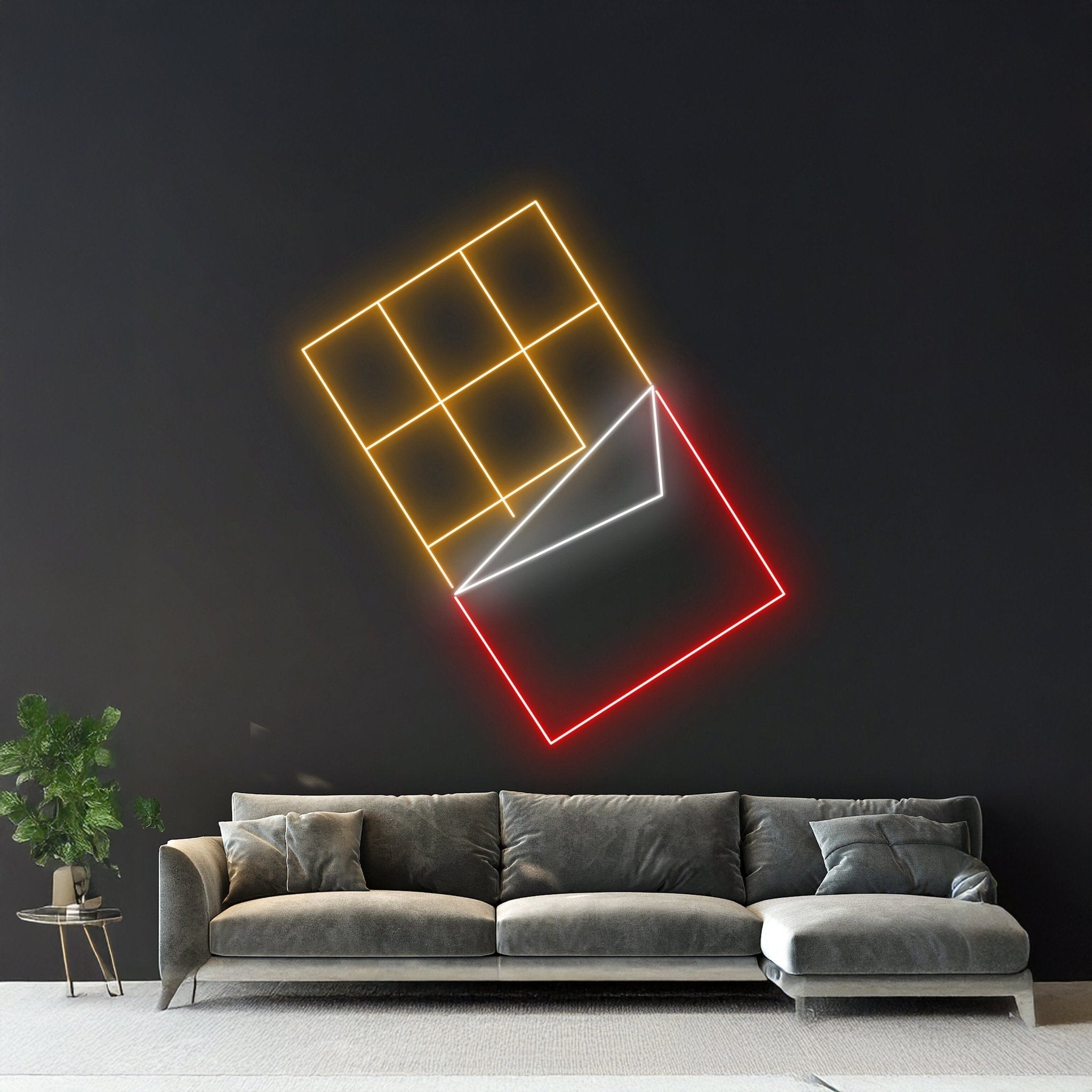 Chocolate Bar Led Sign Chocolate Love Led Light - Shineneon