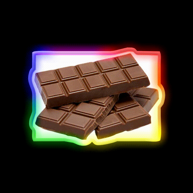 Chocolate Bar Man Cave Bar Led Neon Sign Rgb Color