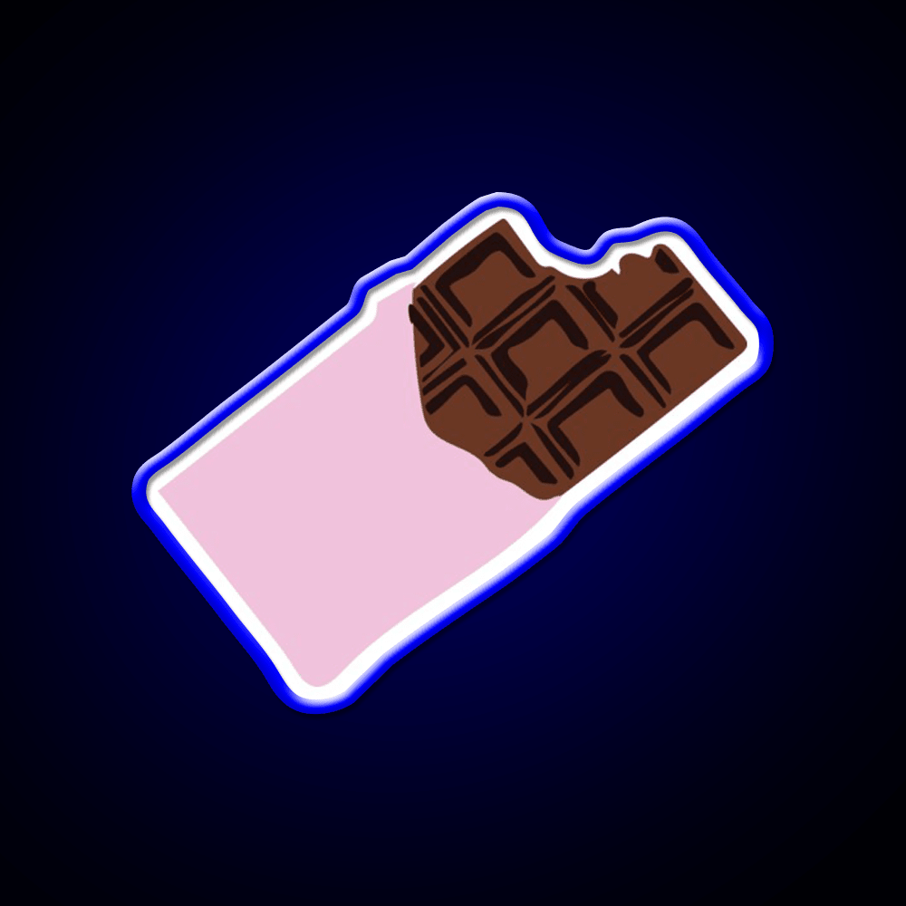 Chocolate Bar Snack Food Led Neon Sign Rgb Color - Shineneon