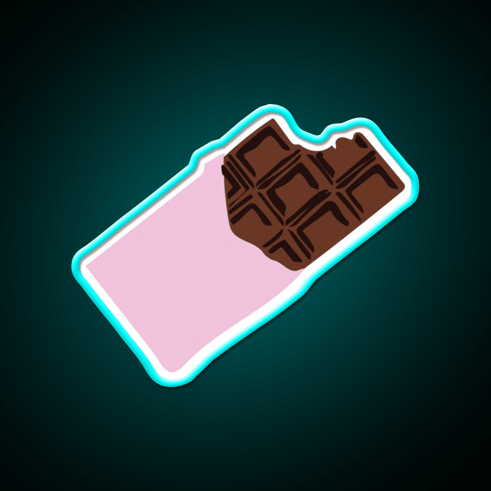 Chocolate Bar Snack Food Led Neon Sign Rgb Color - Shineneon