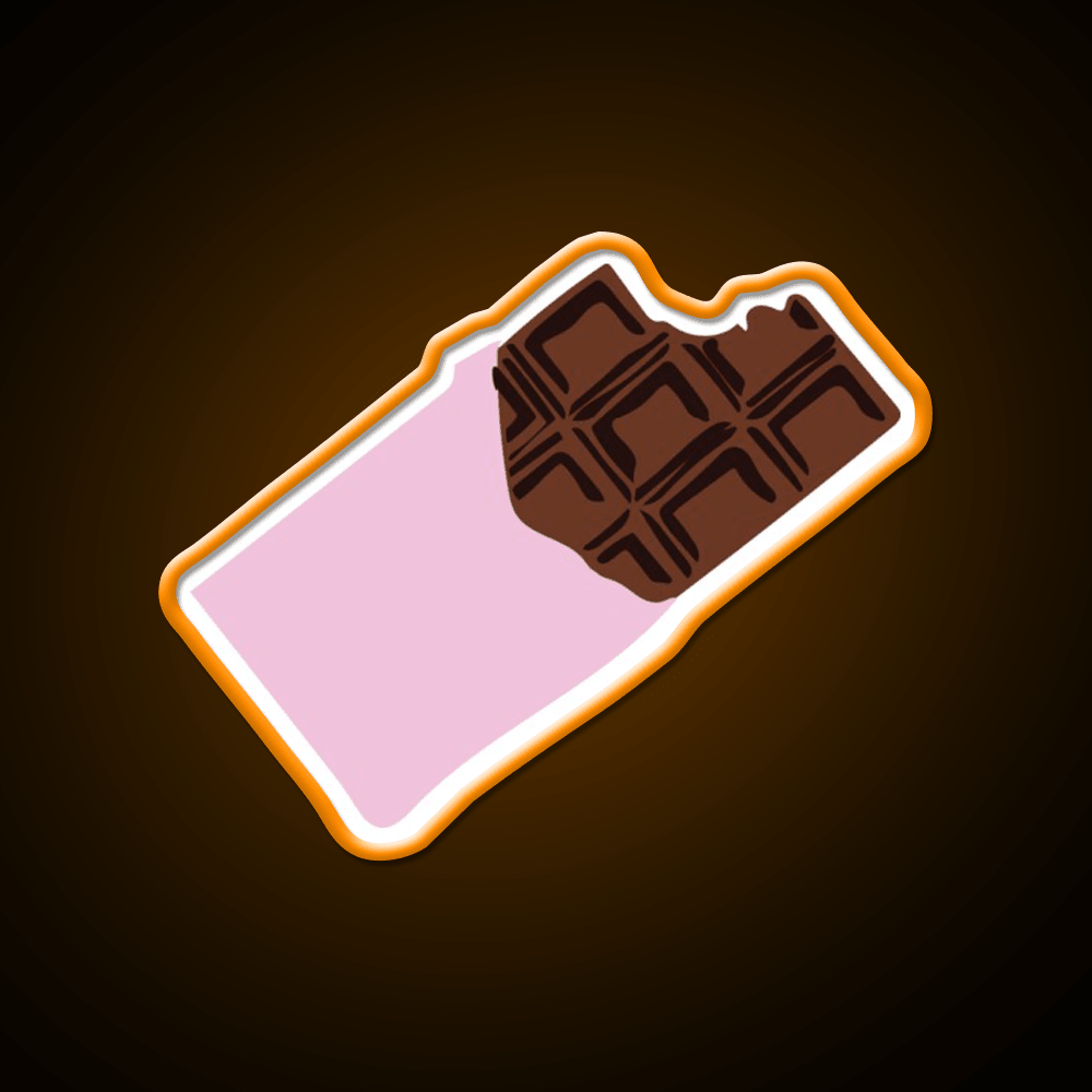 Chocolate Bar Snack Food Led Neon Sign Rgb Color - Shineneon