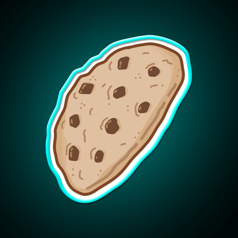 Chocolate Chip Cookie Snack Food Led Neon Sign Rgb Color - Shineneon