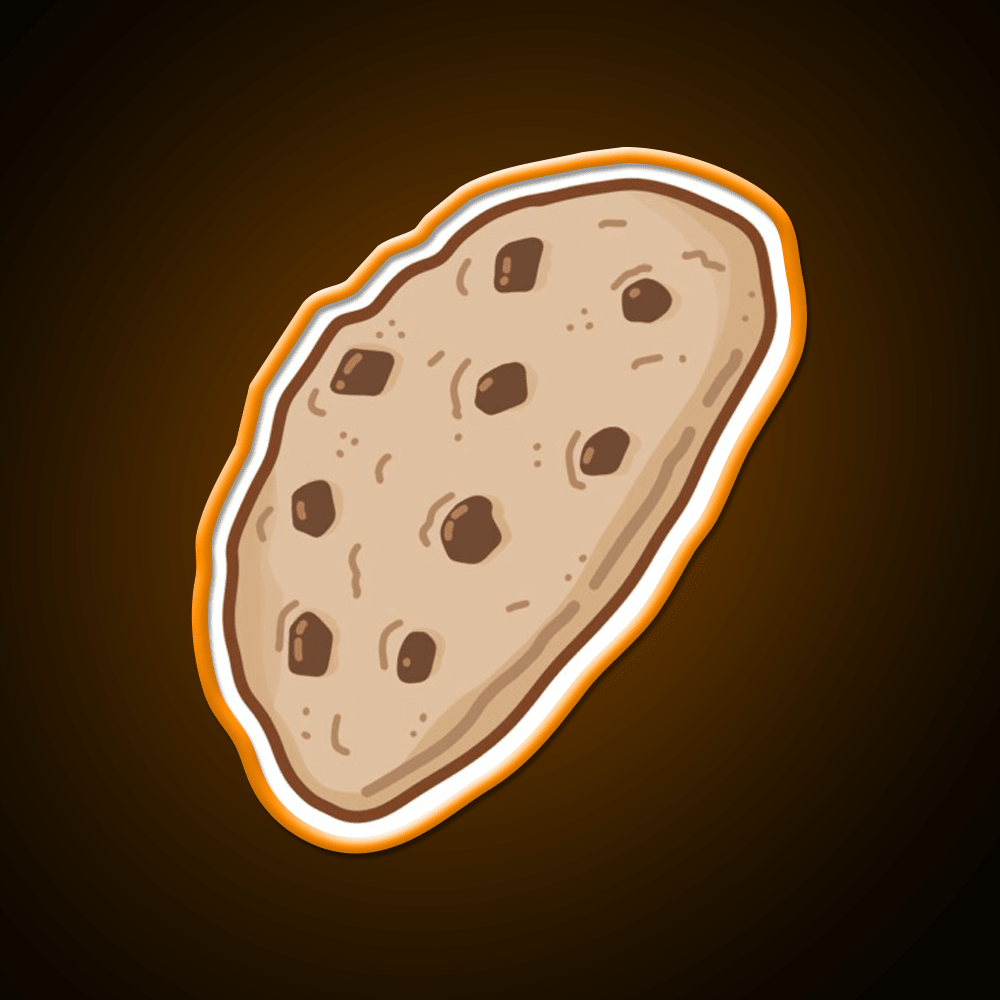 Chocolate Chip Cookie Snack Food Led Neon Sign Rgb Color - Shineneon