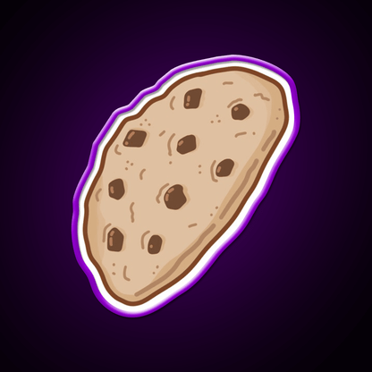 Chocolate Chip Cookie Snack Food Led Neon Sign Rgb Color - Shineneon