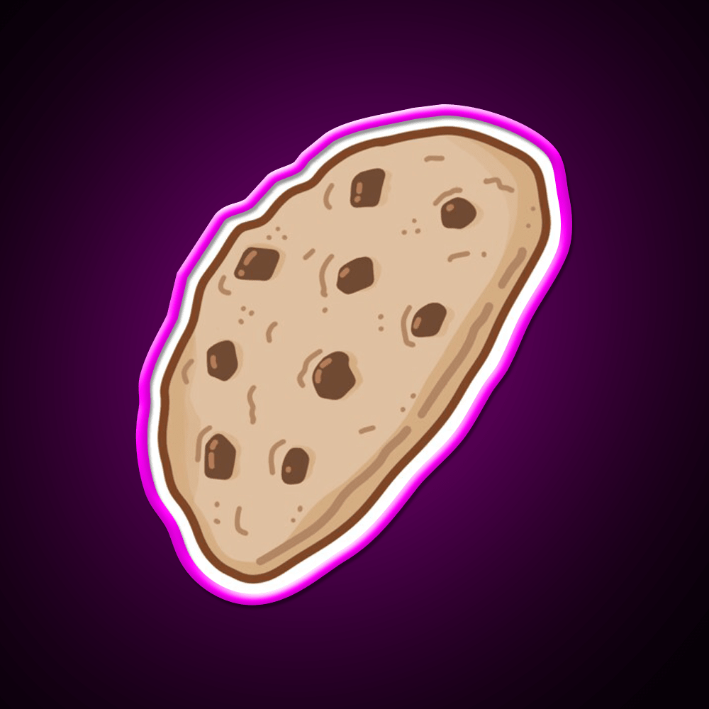 Chocolate Chip Cookie Snack Food Led Neon Sign Rgb Color - Shineneon