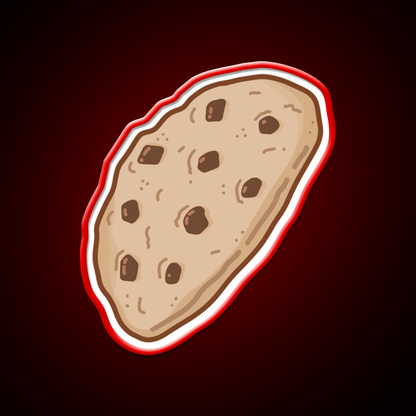 Chocolate Chip Cookie Snack Food Led Neon Sign Rgb Color - Shineneon