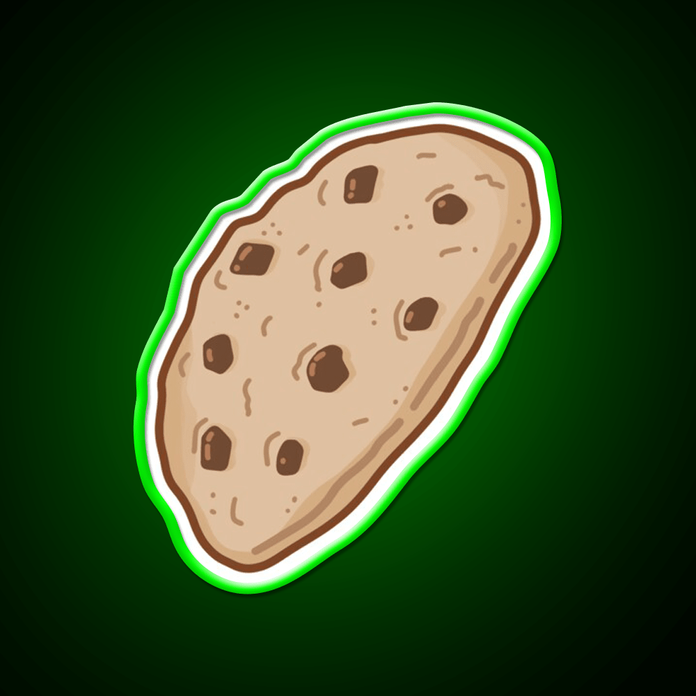 Chocolate Chip Cookie Snack Food Led Neon Sign Rgb Color - Shineneon