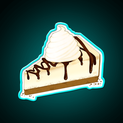 Chocolate Drizzle Cheesecake Snack Food Led Neon Sign Rgb Color - Shineneon