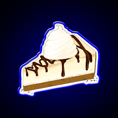 Chocolate Drizzle Cheesecake Snack Food Led Neon Sign Rgb Color - Shineneon