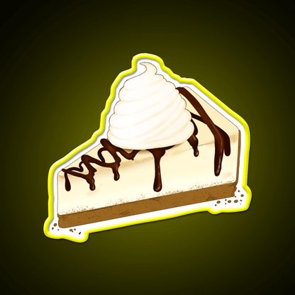 Chocolate Drizzle Cheesecake Snack Food Led Neon Sign Rgb Color - Shineneon