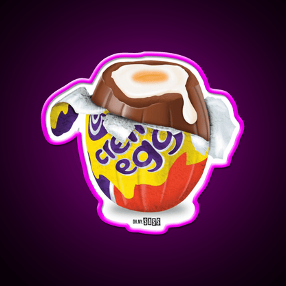Chocolate Egg Easter Snack Food Led Neon Sign Rgb Color - Shineneon