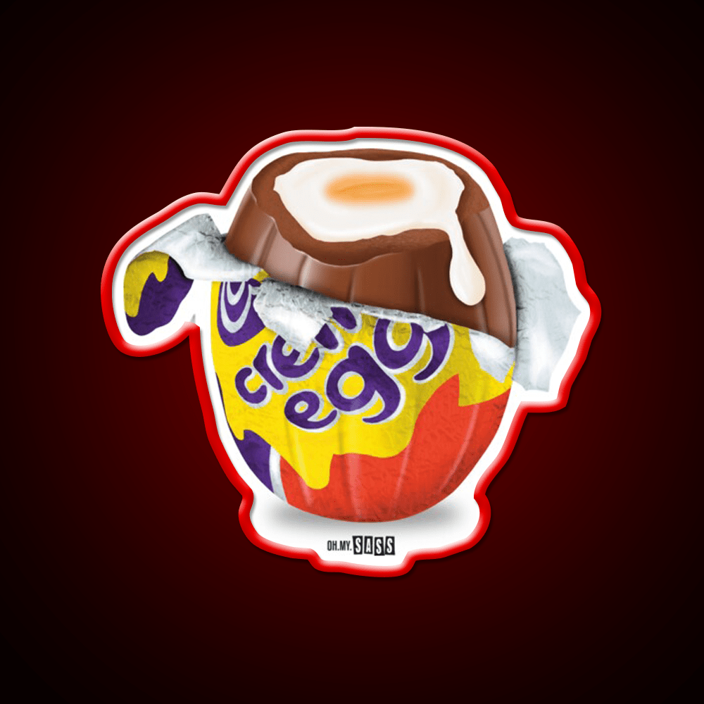 Chocolate Egg Easter Snack Food Led Neon Sign Rgb Color - Shineneon